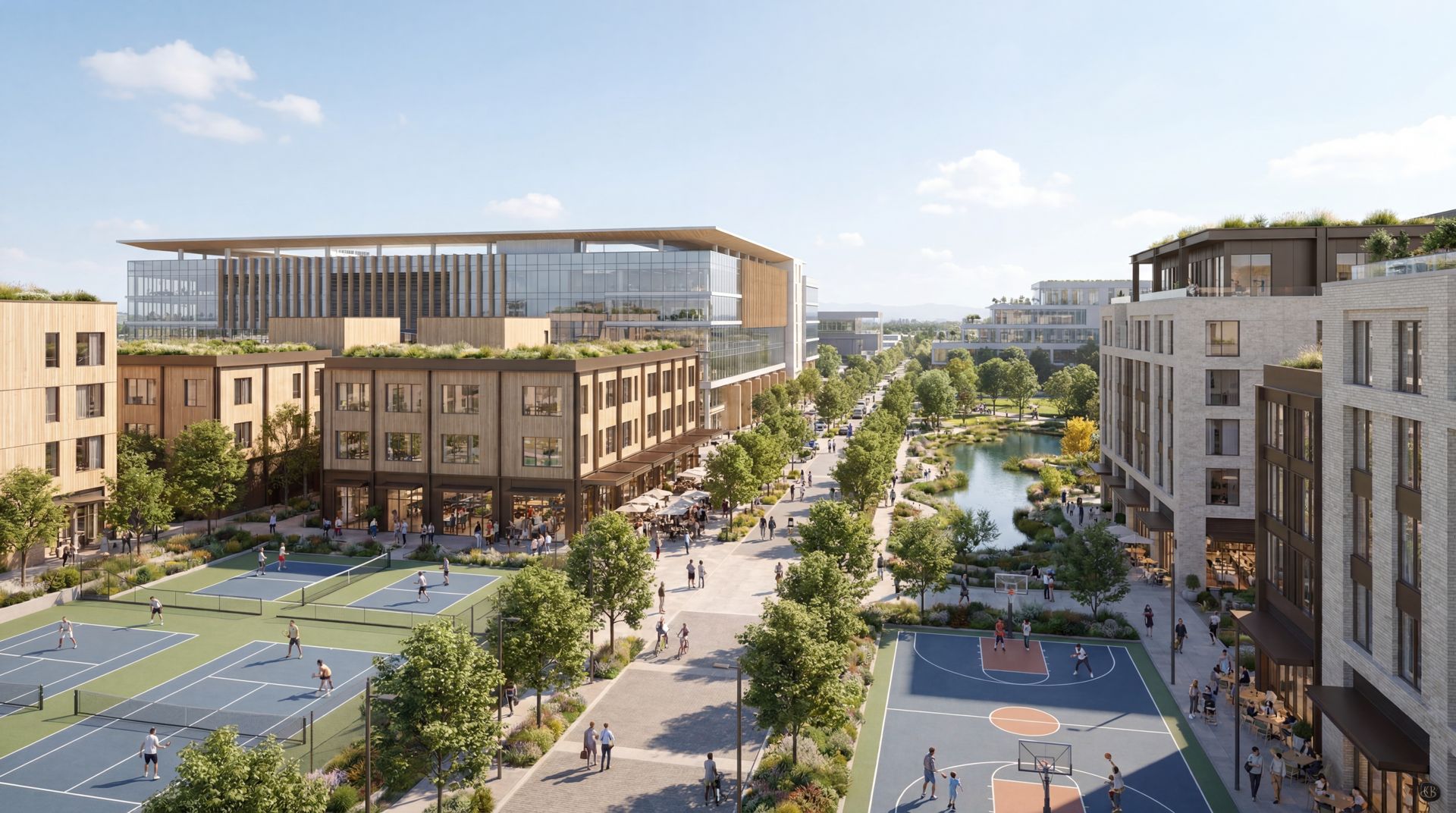 Phase 3 sports and entertainment district